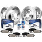 Detroit Axle - Brake Kit for Chevrolet Malibu Cobalt HHR Pontiac G5 G6 Pursuit, Disc Brake Rotors Ceramic Brake Pads Replacement